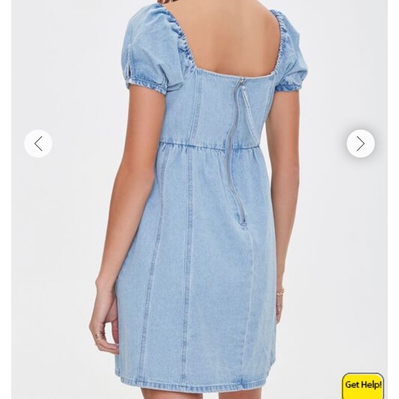 Denim Mini Dress - Picture 4 of 5